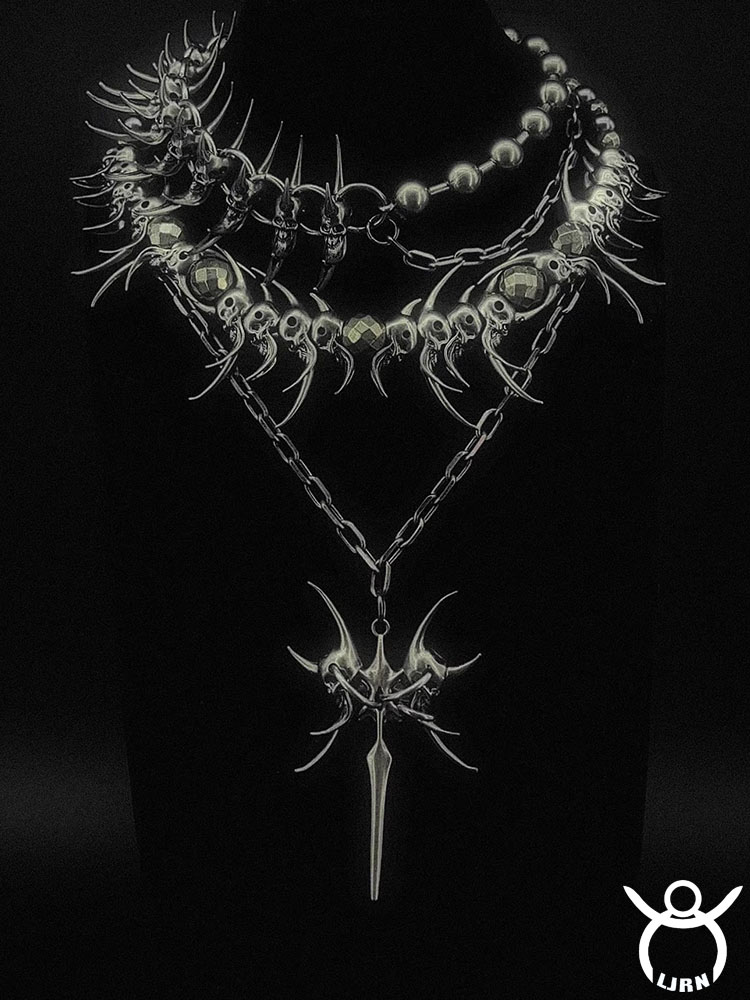 Men Accessories Neck Chain - 2025년 신상 펑크 목걸이 실버 컬러