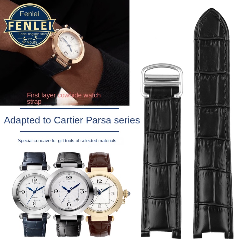 까르띠에 파샤 시계 스트랩 노치 정품 가죽 남성 여성  - Men'S Accessories Cartier 리뷰 및 가격